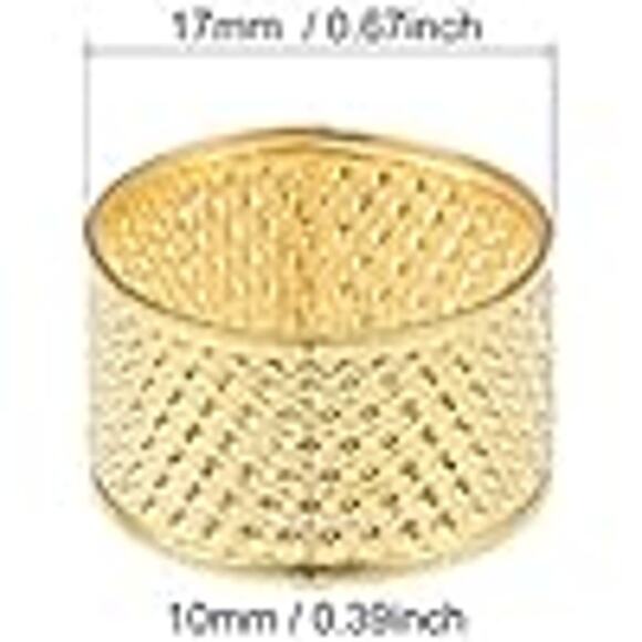 uxcell Sewing Thimbles - DIY Leather Craft Tool Set (5pcs) - Picture 3 of 3